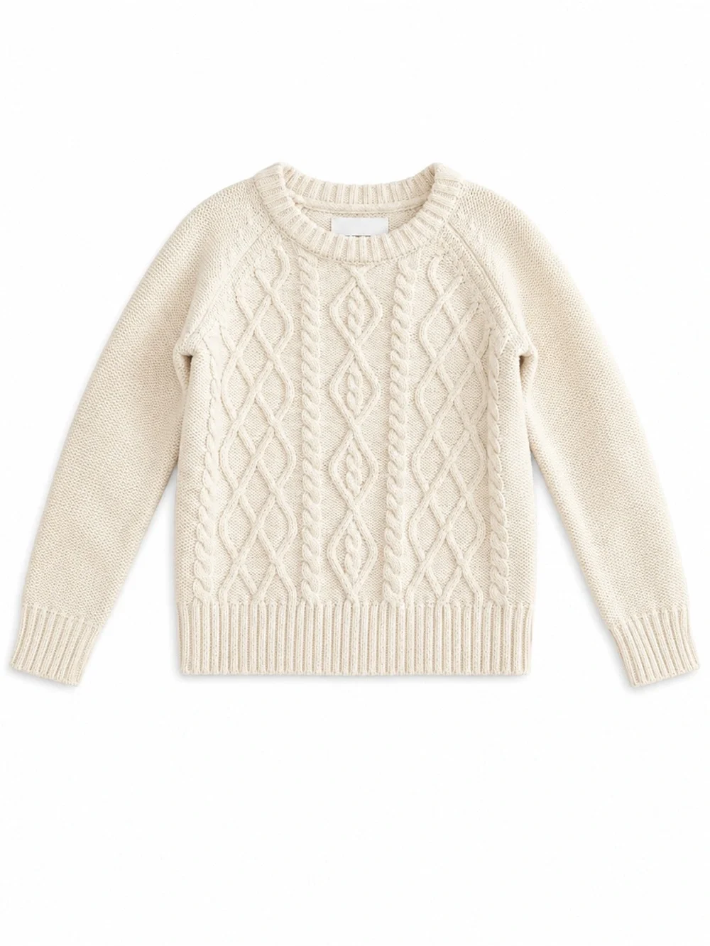 NWT Old Navy Cable Knit Crewneck Sweater - Cream